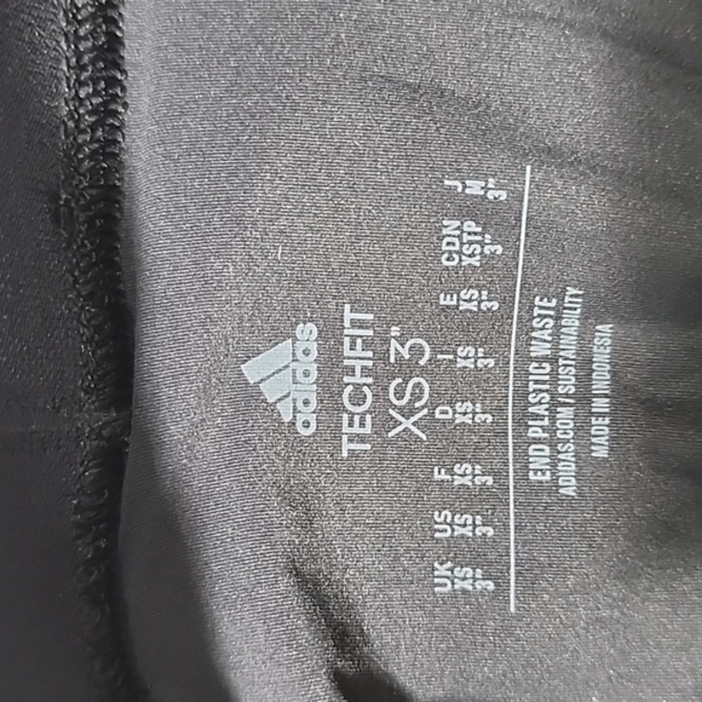 Adidas Women’s Techfit 3” Spandex‎ Tight Shorts High Rise Size XS - Picture 8 of 10